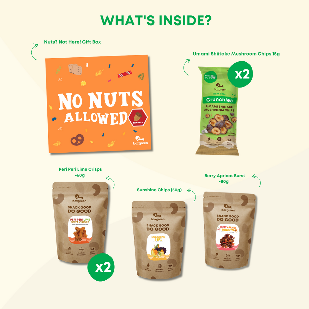 Nuts? Not Here! Gift Box Boxgreen