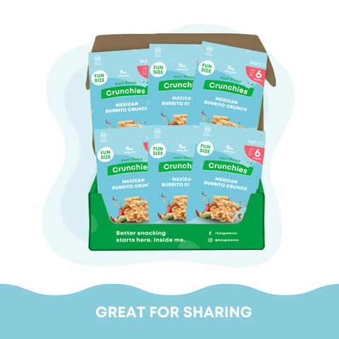 Crunchies Mexican Rice Crackers with Baked Cashews Funpack (Half Dozen)