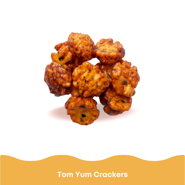 Tom Yum Baked Rice Crackers 500g
