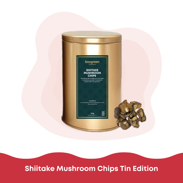 Umami Shiitake Mushroom Chips Tin Edition