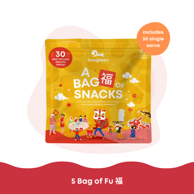 5 Bag 福 (Full) of Snacks