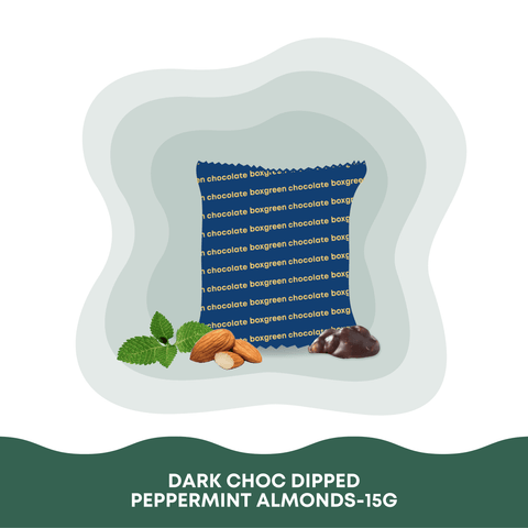 Dark Choc Dipped Peppermint Almonds (15g)