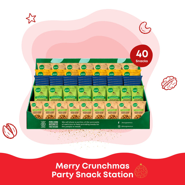Merry Crunchmas Party Snack Station