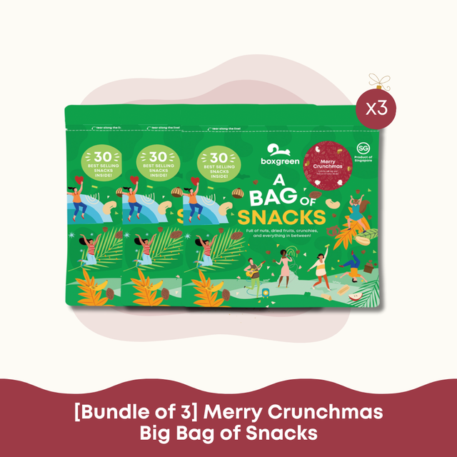 [Bundle of 3] Merry Crunchmas Big Bag of Snacks (Halal)