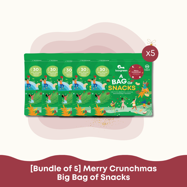 [Bundle of 5] Merry Crunchmas Big Bag of Snacks (Halal-friendly)