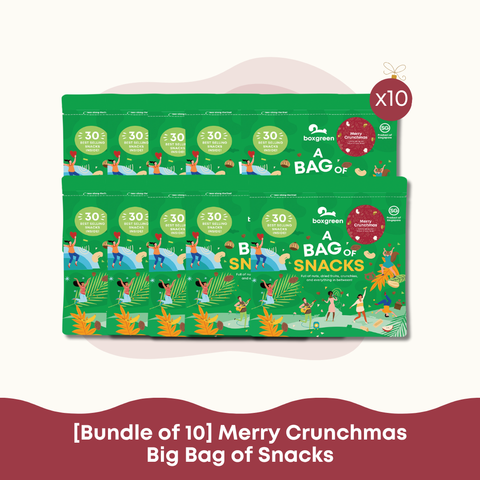 [Bundle of 10] Merry Crunchmas Big Bag of Snacks (Halal-friendly)