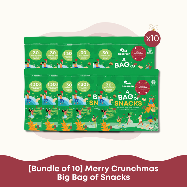 [Bundle of 10] Merry Crunchmas Big Bag of Snacks (Halal-friendly)