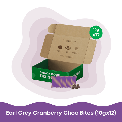 Earl Grey Cranberry Choc Bites Box (12x10g)