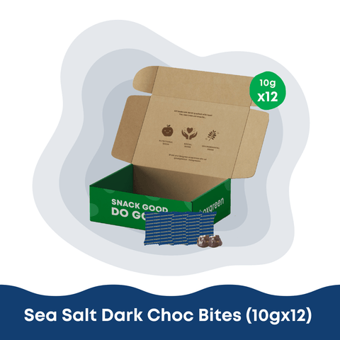 Sea Salt Dark Choc Bites Box (12 x 10g)