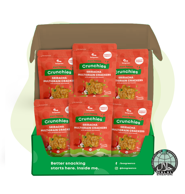 Crunchies Sriracha Multigrain Crackers (Half Dozen)
