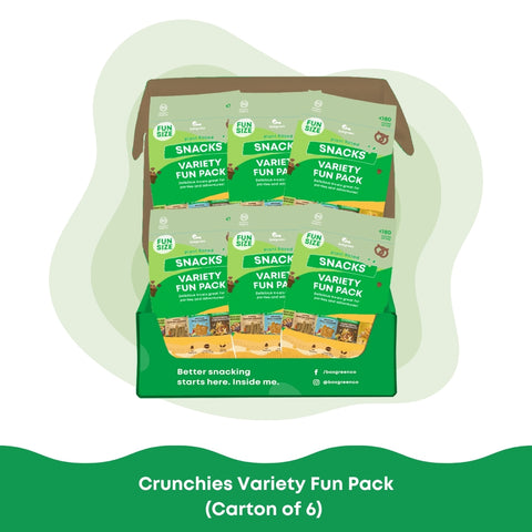 Crunchies Variety Funpack (Half Dozen)