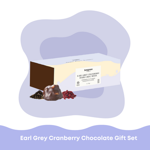 Earl Grey Cranberry Dark Chocolate Gift Set (10g x 5) [Expiring in October 2025]