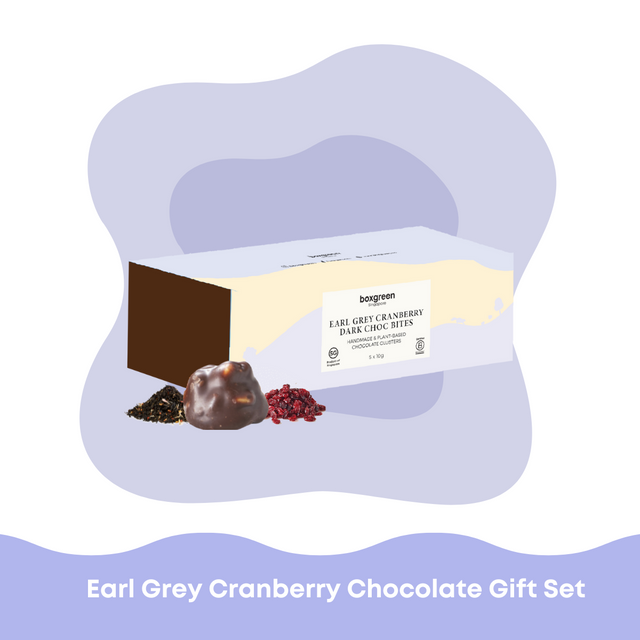 Earl Grey Cranberry Dark Chocolate Gift Set (10g x 5)