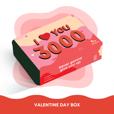 I Love You 3000 Gift Box (Chocolate and Tea Set)