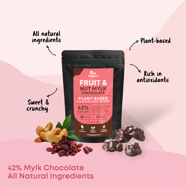 Fruit & Nut Mylk Choc Bites (4 x 10g)