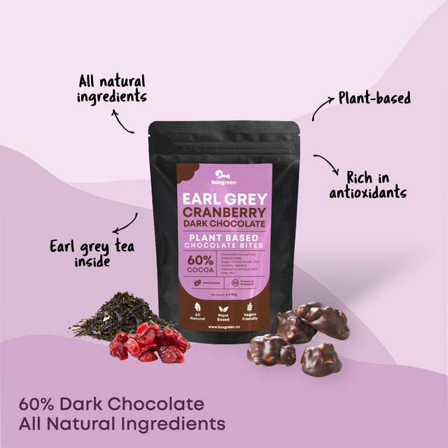 Earl Grey Cranberry Choc Bites (4x10g)